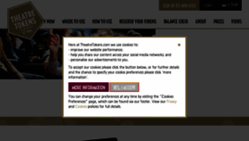 What Theatretokens.com website looked like in 2018 (5 years ago)