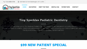 What Tinysparkles.com website looked like in 2018 (5 years ago)