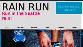 What Therainrun.com website looked like in 2018 (5 years ago)