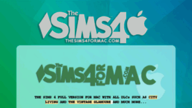 What Thesims4formac.com website looked like in 2018 (5 years ago)