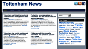 What Tottenhamnews.net website looked like in 2018 (5 years ago)