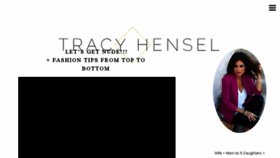 What Tracyhensel.com website looked like in 2018 (5 years ago)