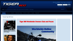 What Tiger800.co.uk website looked like in 2018 (5 years ago)