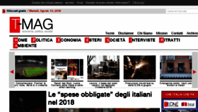 What T-mag.it website looked like in 2018 (5 years ago)