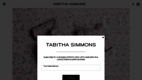 What Tabithasimmons.com website looked like in 2018 (5 years ago)