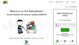 What Thekabadiwala.com website looked like in 2018 (5 years ago)