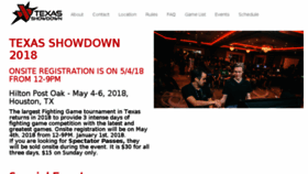 What Txshowdown.com website looked like in 2018 (5 years ago)