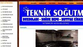What Tekniksogutma.net website looked like in 2018 (5 years ago)