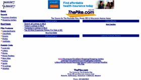 What Thepike.com website looked like in 2018 (5 years ago)