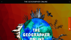 What Thegeographeronline.net website looked like in 2018 (5 years ago)