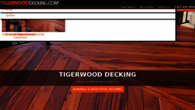 What Tigerwooddecking.com website looked like in 2018 (5 years ago)
