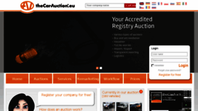 What Thecarauction.eu website looked like in 2018 (5 years ago)