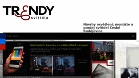 What Trendysvitidla.cz website looked like in 2018 (5 years ago)