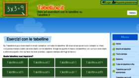 What Tabelline.it website looked like in 2018 (5 years ago)