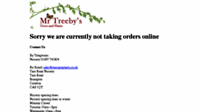 What Treesandplants.co.uk website looked like in 2018 (5 years ago)