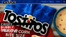 What Tostitos.com website looked like in 2018 (5 years ago)