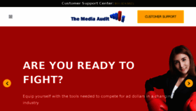 What Themediaaudit.com website looked like in 2018 (5 years ago)