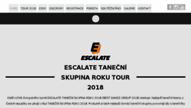 What Tanecniskupinaroku.cz website looked like in 2018 (5 years ago)