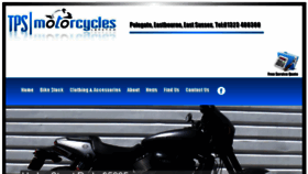What Tpsmotorcycles.co.uk website looked like in 2018 (5 years ago)