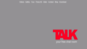 What Talk.chat website looked like in 2018 (6 years ago)