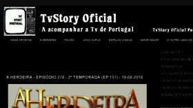 What Tvstoryoficialportugaltv.blogspot.pt website looked like in 2018 (5 years ago)