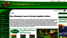 What Thegardenstore.com website looked like in 2018 (5 years ago)