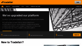 What Tradefair.com website looked like in 2018 (5 years ago)