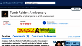 What Tomb-raider-anniversary-demo.software.informer.com website looked like in 2018 (5 years ago)