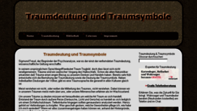 What Traumdeutung-traumsymbole.de website looked like in 2018 (5 years ago)