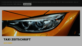 What Taxi-zeitschrift.de website looked like in 2018 (5 years ago)