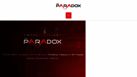 What Theparadoxshop.com website looked like in 2018 (5 years ago)