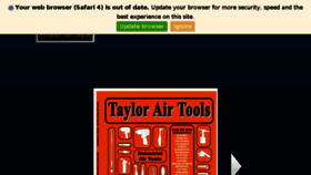 What Taylorpneumatic.com website looked like in 2018 (5 years ago)
