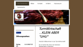What Turmwirtschaft.de website looked like in 2018 (5 years ago)