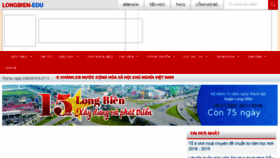 What Thaimob.longbien.edu.vn website looked like in 2018 (5 years ago)
