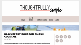 What Thoughtfullysimple.com website looked like in 2018 (5 years ago)