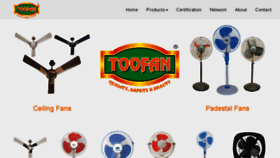 What Toofanfans.com website looked like in 2018 (5 years ago)