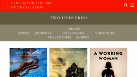 What Twolinespress.com website looked like in 2018 (5 years ago)