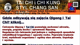 What Taichikung.pl website looked like in 2018 (5 years ago)