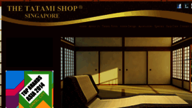 What Tatamishop.com website looked like in 2018 (5 years ago)