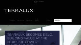 What Terralux.com website looked like in 2018 (5 years ago)