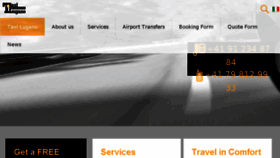 What Taxialugano.com website looked like in 2018 (5 years ago)
