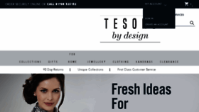 What Tesorobydesign.com website looked like in 2018 (5 years ago)