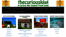 What Thecuriouskiwi.co.nz website looked like in 2018 (5 years ago)