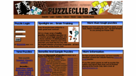 What Thepuzzleclub.com website looked like in 2018 (5 years ago)