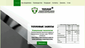 What Teplor.com website looked like in 2018 (5 years ago)