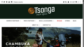 What Tsonga.com website looked like in 2018 (5 years ago)