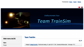 What Team-trainsim.dk website looked like in 2018 (5 years ago)