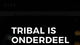 What Tribal.nl website looked like in 2018 (5 years ago)