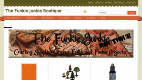 What Thefunkiejunkie.com website looked like in 2018 (5 years ago)