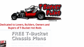 What Tbucketplans.com website looked like in 2018 (5 years ago)
